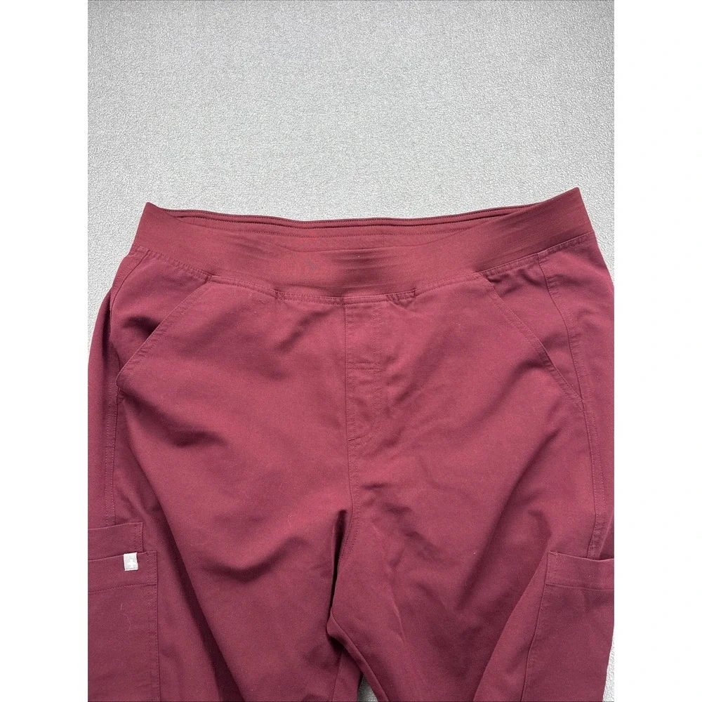 Figs Technical Collection Mens Axim Scrub Pants Size XLarge Dark Red T2001